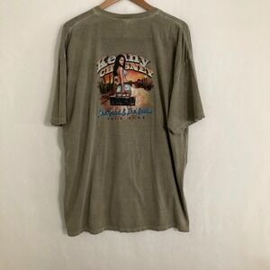 Vtg Kenny Chesney The Food & The Radio Tour 2006 Shirt XL Cruzan Rum Merch Tee